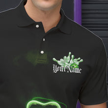 Load image into Gallery viewer, Custom Celtic Saint Patricks Day Bowling Polo Shirts For Men, Bowling Tournament Shirt IPHW8592