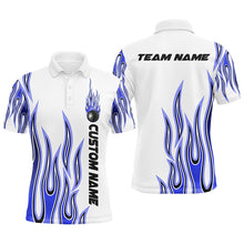Load image into Gallery viewer, Personalized Flame Bowling Shirts For Men And Women, Bowling Ball Custom Bowling Team Shirt IPHW4981