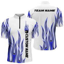 Load image into Gallery viewer, Personalized Flame Bowling Shirts For Men And Women, Bowling Ball Custom Bowling Team Shirt IPHW4981
