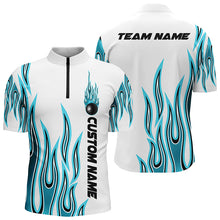 Load image into Gallery viewer, Personalized Flame Bowling Shirts For Men And Women, Bowling Ball Custom Bowling Team Shirt IPHW4982