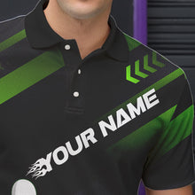 Load image into Gallery viewer, Custom St Patricks Day Bowling Jerseys, Saint Paddy Days Bowling Team Polo Shirts For Men IPHW8600