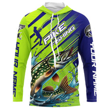 Load image into Gallery viewer, Custom Pike Fishing Uv Protection Long Sleeve Shirts, Pike Tournament Fishing Shirt IPHW7178