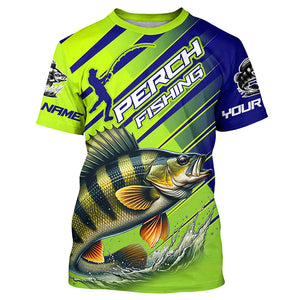 Custom Perch Fishing Uv Protection Long Sleeve Shirts, Perch Tournament Fishing Shirt IPHW7179