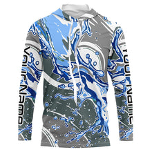 Load image into Gallery viewer, Water Splashing Camo Uv Protection Long Sleeve Fishing Shirts, Custom Performance Fishing Shirts IPHW5783