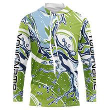 Load image into Gallery viewer, Water Splashing Camo Uv Protection Long Sleeve Fishing Shirts, Custom Performance Fishing Shirts IPHW5785