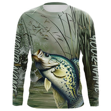 Load image into Gallery viewer, Crappie Fishing Custom 3D All Over Printed Long Sleeve Shirts, Crappie Fisherman Jerseys IPHW6636