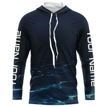 Load image into Gallery viewer, Underwater Background Long Sleeve Uv Protection Fishing Shirts, Personalized Fishing Jersey IPHW7191