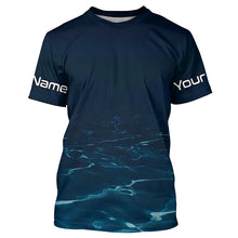 Load image into Gallery viewer, Underwater Background Long Sleeve Uv Protection Fishing Shirts, Personalized Fishing Jersey IPHW7191