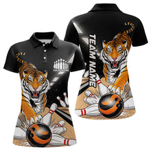 Load image into Gallery viewer, Custom Tiger Bowling Shirts For Women, Tiger Bowling Team Shirt Bowler Uniform Outfits IPHW7980