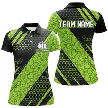 Load image into Gallery viewer, Bowling Ball Pattern Custom Bowling Team Jerseys, Bowlers Shirts For Women | Green IPHW6475