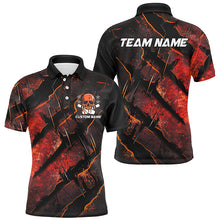 Load image into Gallery viewer, Orange Claw Customize Team Bowling Shirts, Skull Bowling Jerseys For Men And Women IPHW6484