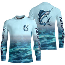 Load image into Gallery viewer, Sailfish Fishing Custom Performance Fishing Gear Shirts, Sailfish Long Sleeve Fishing Shirts IPHW6817