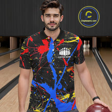 Load image into Gallery viewer, Personalized Colorful Bowling Shirts For Men And Women, Custom Name Bowling Team Jerseys IPHW6181