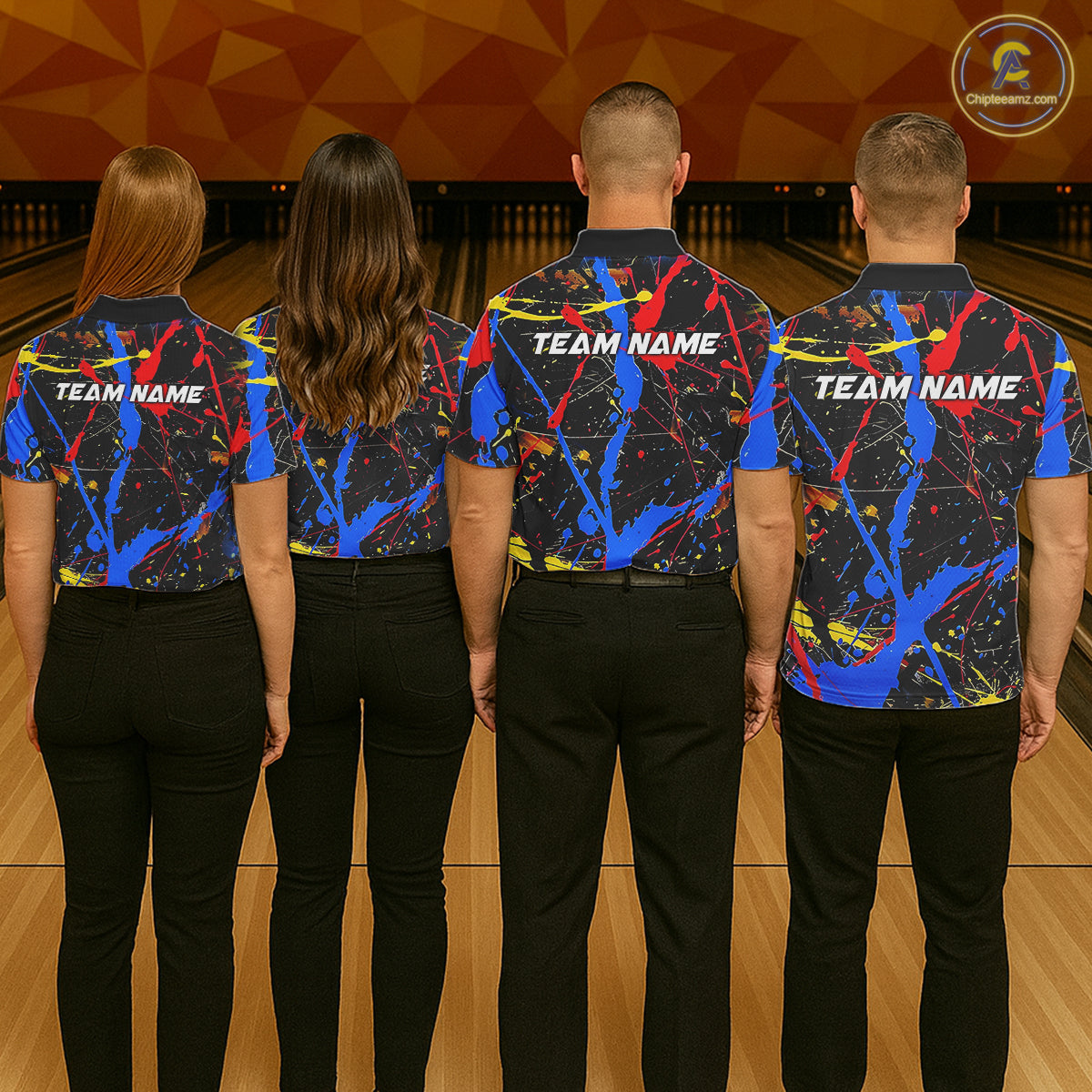 Personalized Colorful Bowling Shirts For Men And Women, Custom Name Bowling Team Jerseys IPHW6181