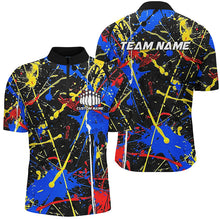 Load image into Gallery viewer, Personalized Colorful Bowling Shirts For Men And Women, Custom Name Bowling Team Jerseys IPHW6182