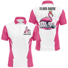 Load image into Gallery viewer, Pink Flamingo Custom Bowling Tournament Team Shirts For Men And Women, Bowling Team Jerseys IPHW6681