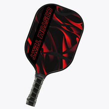 Load image into Gallery viewer, Black And Red Custom Pickleball Paddles For Men And Women, Pickleball Team Paddle Pickleball Gifts IPHW7225