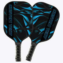 Load image into Gallery viewer, Black And Blue Custom Pickleball Paddles For Men And Women, Pickleball Team Paddle Pickleball Gifts IPHW7226