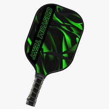 Load image into Gallery viewer, Black And Green Custom Pickleball Paddles For Men And Women, Pickleball Team Paddle Pickleball Gifts IPHW7227