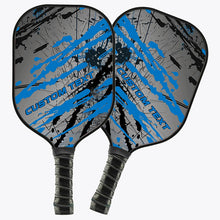 Load image into Gallery viewer, Personalized Blue Pickleball Paddles With Name, Pickleball Tournaments Paddle For Team, Pickleball Gifts IPHW7233