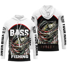 Load image into Gallery viewer, Custom Largemouth Bass Fishing Jerseys, Bass Long Sleeve Tournament Fishing Shirts For Men And Women IPHW5825