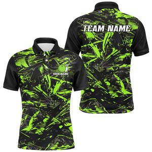 Custom Multi-Color Camo Bowling Team Shirt For Men And Women, Bowling Tournament Bowling League Outfit For Bowler IPHW6569