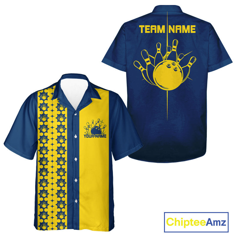 Custom Classic Retro Bowling Team  Shirt, Vintage Style Bowlers Outfits IPHW10073