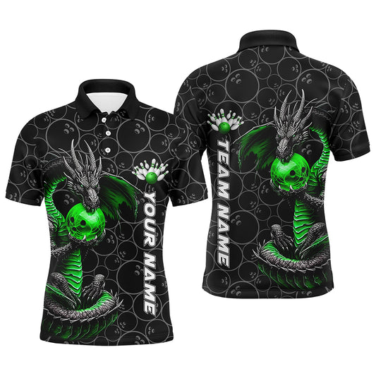 Personalized Dragon Bowling Shirts For Men, Women And Kids, Bowling Team Jerseys Outfit IPHW5873