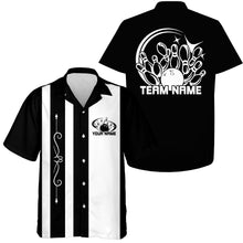 Load image into Gallery viewer, Custom Classic Vintage Bowling Team Shirts, 50S Retro Bowling Button Up Shirt IPHW10088