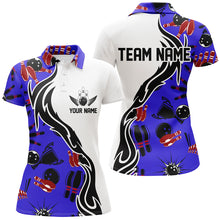 Load image into Gallery viewer, Custom Bowling Shirts For Women, Personalized Bowling Team Jerseys Bowling Pattern IPHW4957