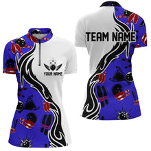Load image into Gallery viewer, Custom Bowling Shirts For Women, Personalized Bowling Team Jerseys Bowling Pattern IPHW4957