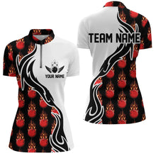 Load image into Gallery viewer, Custom Bowling Shirts For Women, Personalized Bowling Team Jerseys Bowling Pattern IPHW4959