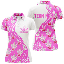 Load image into Gallery viewer, Custom Bowling Shirts For Women, Personalized Bowling Team Jerseys Bowling Pattern IPHW4963