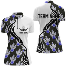 Load image into Gallery viewer, Custom Bowling Shirts For Women, Personalized Bowling Team Jerseys Bowling Pattern IPHW4964