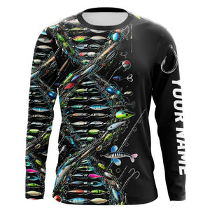 Fishing DNA Custom Long Sleeve UV Protection Performance Fishing Shirts IPHW8360