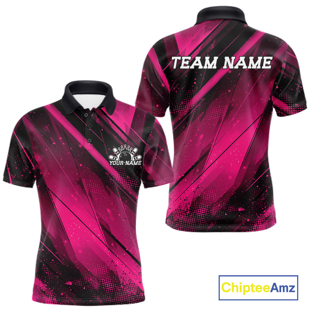 Pink and black sports jersey with 'Team Name' text on a white background, featuring Chiptee Amz branding.