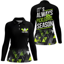 Load image into Gallery viewer, &quot;It&#39;S Always Pickleball Season&quot; Women&#39;S Pickleball Outfits Custom Pickleball Uniform | Green IPHW6915