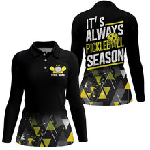 Load image into Gallery viewer, &quot;It&#39;S Always Pickleball Season&quot; Women&#39;S Pickleball Outfits Custom Pickleball Uniform | Yellow IPHW6916
