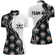 Load image into Gallery viewer, Strike Bowling Custom Polo Shirts For Women And WoWomen, Personalized Bowling Team Shirts IPHW6954