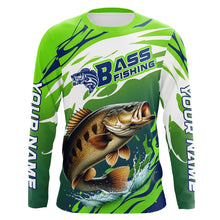 Load image into Gallery viewer, Smallmouth Bass Fishing Custom Fishing Shirts, Bass Fishing Tournament Shirts Fishing Jerseys IPHW7185