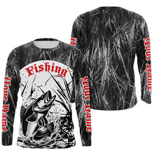 Load image into Gallery viewer, Walleye Fishing Gray Camo Custom 3D Full Printing Shirts, Walleye Long Sleeve Fishing Shirts IPHW6644