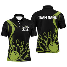 Load image into Gallery viewer, Custom Vintage Bowling Shirts For Men, Classic Bowling Team Shirts Bowling Jerseys | Green IPHW7272