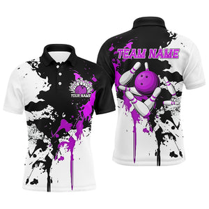 Custom Bowling Team Shirts For Men And Women, Multi-Color Bowling Tournament Shirts For Bowlers IPHW6564