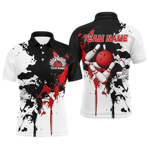 Custom Bowling Team Shirts For Men And Women, Multi-Color Bowling Tournament Shirts For Bowlers IPHW6564