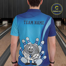 Load image into Gallery viewer, Custom Blue Doctor Bowling Polo Shirts For Men, Funny Doctor Bowling Jerseys IPHW9235