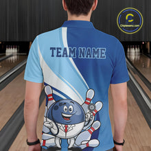 Load image into Gallery viewer, Custom Blue Doctor Bowling Polo Shirts For Men, Funny Doctor Bowling Jerseys IPHW9239