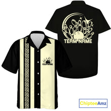 Load image into Gallery viewer, Custom Classic Vintage Bowling Team Shirts, 50S Retro Bowling Button Up ShirtIPHW10868