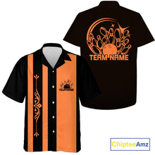 Load image into Gallery viewer, Custom Classic Vintage Bowling Team Shirts, 50S Retro Bowling Button Up ShirtIPHW10869