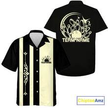 Load image into Gallery viewer, Custom Classic Vintage Bowling Team Shirts, 50S Retro Bowling Button Up ShirtIPHW10869