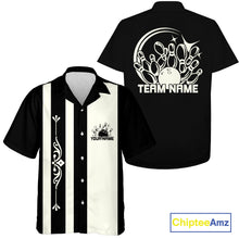 Load image into Gallery viewer, Custom Classic Vintage Bowling Team Shirts, 50S Retro Bowling Button Up ShirtIPHW10869
